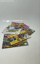 Lot Of 10 Pcs Assorted Lego Large Print Mixed Instruction Manuals For Age 3+
