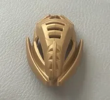 Lego Bionicle Kanohi Kraahkan Mask-Pearl Gold Very Rare authentic