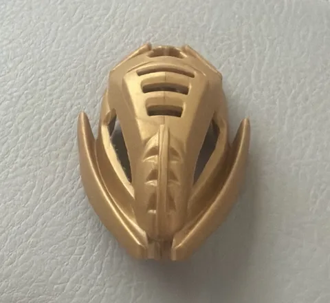 Lego Bionicle Kanohi Kraahkan Mask-Pearl Gold Very Rare authentic