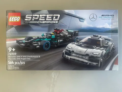 Lego Mercedes-AMG F1 W12 E Performance & Project One 76909  NISB Box Not Perfect