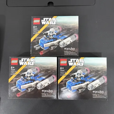 LEGO Star Wars 75391 Captain Rex Y-Wing Microfighter Lot of 3 New Sealed 75391