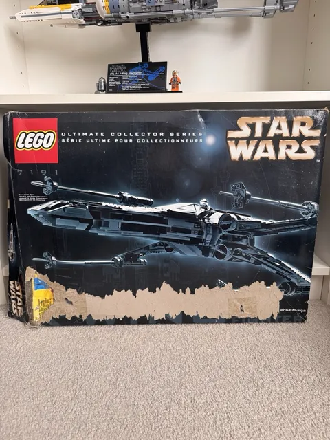 LEGO Star Wars: UCS  X-Wing Fighter (7191) Incomplete, With Box and Manual, USED