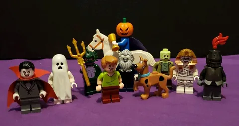 LEGO Scooby Doo Minifigure Lot  Monsters Villains RARE Black Knight Bob Oakley 