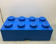Blue Lego 8 Stud Storage Brick