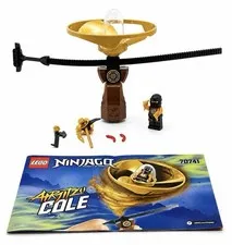 LEGO Ninjago Masters of Spinjitzu Airjitzu Cole Flyer Possession Retired #70741