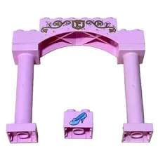 LEGO DUPLO Replacement Tower Arch Slipper Block Parts Cinderellas Castle #6154