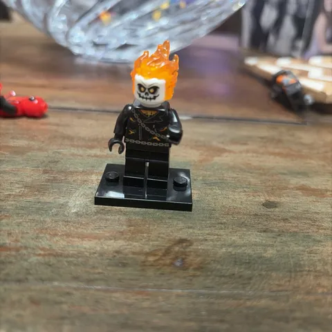 Lego Ghost Rider Minifigure Johnathon Johnny Blaze 76058