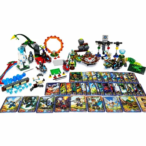 LEGO Legends of Chima Speedorz Lot Zamor Spheres Rip Cords Minifigures Cards