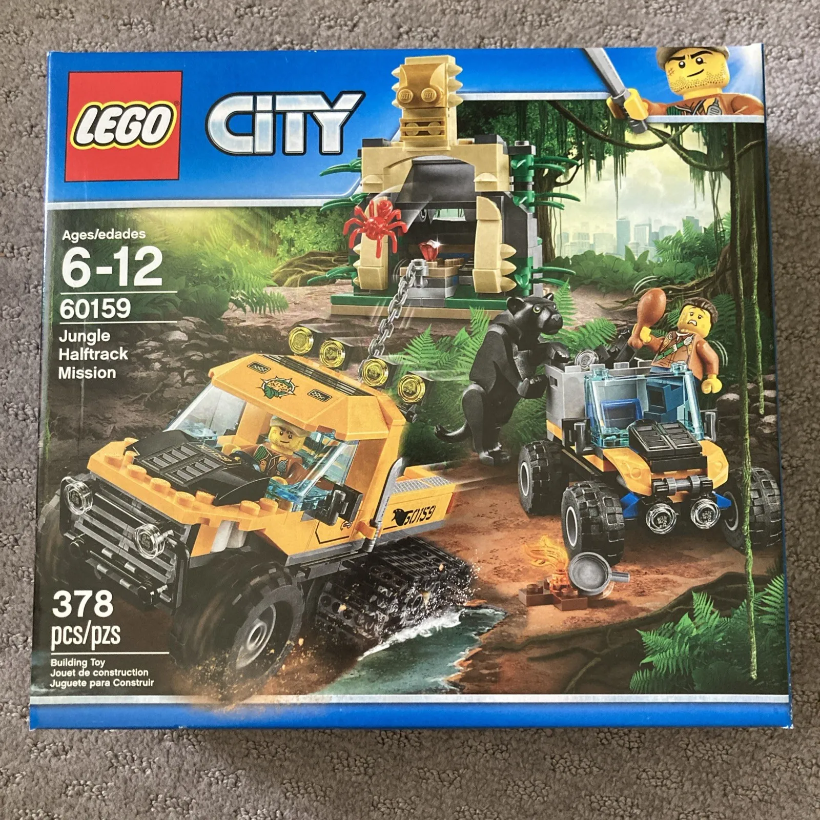New LEGO City: Jungle Halftrack Mission (60159) NIB Sealed 378 pcs