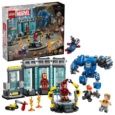LEGO Marvel  Iron Man's Laboratory: Hall Of Armor (384 Pieces) 76315 2025