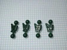 4 Lego 47311 Dark Green Bionicle Arm Lower Section Toa Metru style 2 Ball Joints