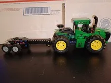 Lego Technic 42136 John Deere 962OR 4WD Tractor - No Trailer Bed or Manual.