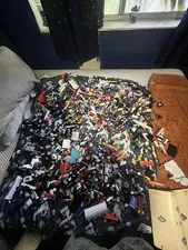 LEGO Ninjago Bulk Lot Mixed Pieces Parts Bricks, Multicolor Loose