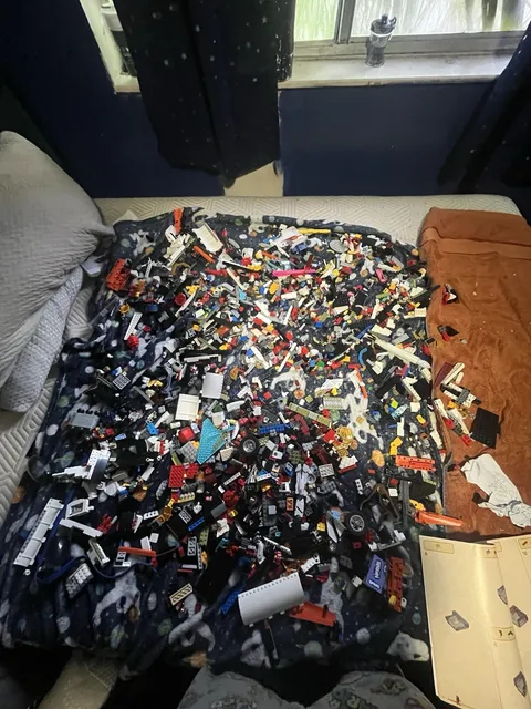 LEGO Ninjago Bulk Lot Mixed Pieces Parts Bricks, Multicolor Loose