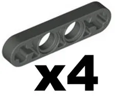 Lego TECHNIC Dark Gray Liftarm Thin 1 x 4 - Axle Holes Qty 4 Part 32449 T1