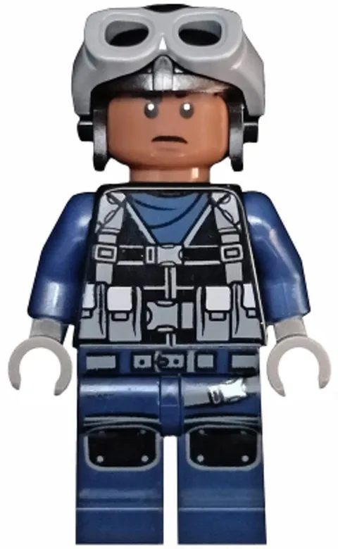 LEGO: ACU Pilot Black Aviator Cap (jw043)
