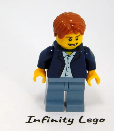 LEGO Taxi Driver Train Passenger Minifigure City Train Station (60050)
