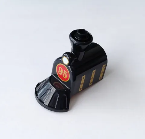 Lego DUPLO Black Train Steam Engine Front w/"95" for Set 10894 Toy Story Train
