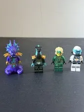LEGO NINJAGO Minifigure Lot of 4 Assorted Characters Plastic