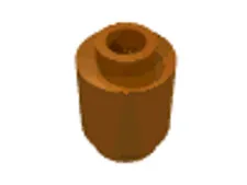 10x LEGO® Part 3062 - Brick, Round  1 x 1