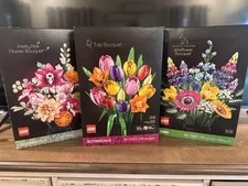 Lego Flower Bouquets- Wildflower, Tulips, and Pretty Pink