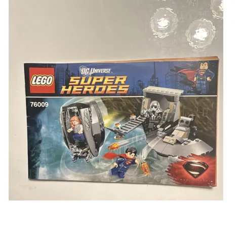LEGO Superman: Black Zero Escape 76009 Illustrated Manual Booklet Multilingual