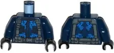 LEGO® Part 973pb2059c01 - Torso 'ACU' Jacket and Belt with Pouches Pattern