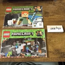 LEGO Minecraft 21141, 21149 Instructions Manual Only