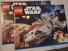 Lego Star Wars Instruction Manual Only 7964 Republic Frigate GUC No Bricks