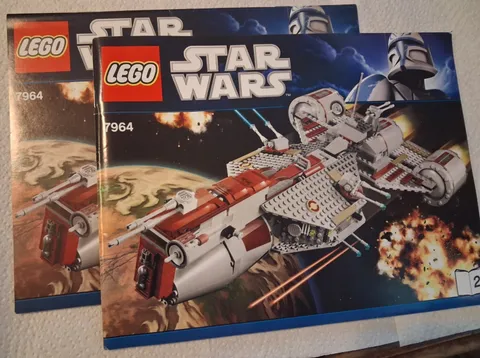 Lego Star Wars Instruction Manual Only 7964 Republic Frigate GUC No Bricks