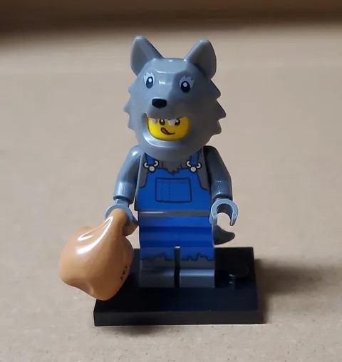 LEGO MINIFIGURES Series 23 Wolf Costume Minifigure with Bag Accessory