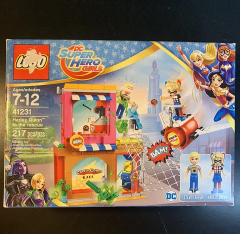 Lego Super Hero Girls 41231 Harley Quinn Rescue Steve Trevor Sealed Bricks NIB