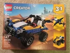 LEGO Creator 3 in 1 Dune Buggy 31087 Toy Building Blocks Set 147 Pcs NEW Retired
