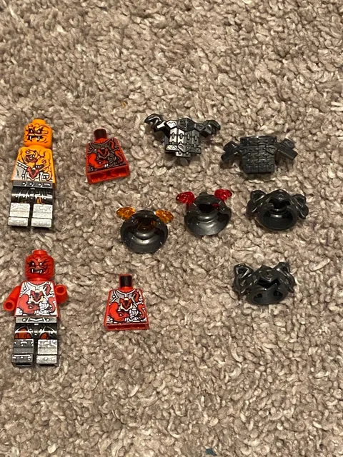 Lego Ninjago Vermillion Warrior Army Builder Lot! A lot of parts to build a army