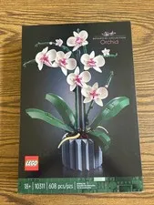 LEGO Set #10311 Orchid Botanical Flower Collection 608 Pieces - Lego & Manual