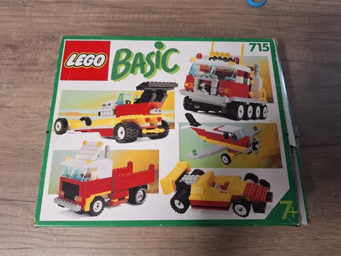 Vintage Lego Basic Building set 715 in original box from 1992 RARE!