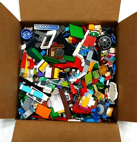 Genuine Lego Bricks & Parts 5 lbs Lot - 12x12x4 Box