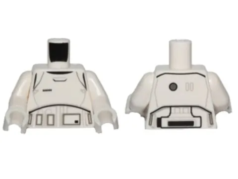 LEGO® Part 973pb2129c01 - Torso SW Armor Stormtrooper Ep. 7 with Black