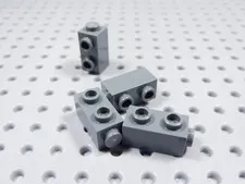 LEGO Lot of 4 Dark Bluish Gray 1x1x1-2/3 Bricks w/ Studs BP