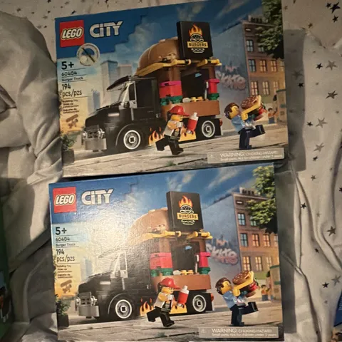 LEGO City Burger Truck Set 60404 194 pcs Vehicles Building Toy Age 5+ w/ Box