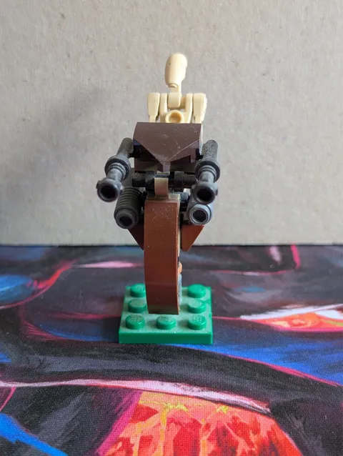 Star Wars Lego Minifigure Tan Battle Droid with SWAT Speeder sw0001c Set 75366