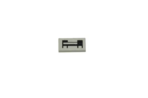Lego® 12V TRAIN Railway 7815 Tile 2x1 for Sleeping Waggon Carriage WHITE