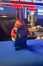 LEGO SpongeBob SquarePants Mr. Krabs Minifigure Plastic Age 4+