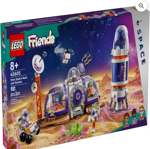 LEGO Friends 42605 Mars Space Base and Rocket New in Box 🎁