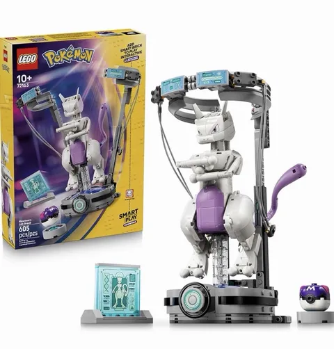 Lego Pokemon Smart Play Set #72163 Mewtwo's Lab Break - New, Sealed