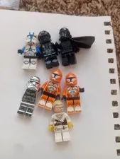 lego minifiguresTitle Suggestion:LEGO Star Wars Minifigure Lot - RARE Chrome Sil