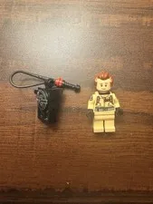 Lego Ghostbusters Peter Venkman GB002 minifigure with proton pack