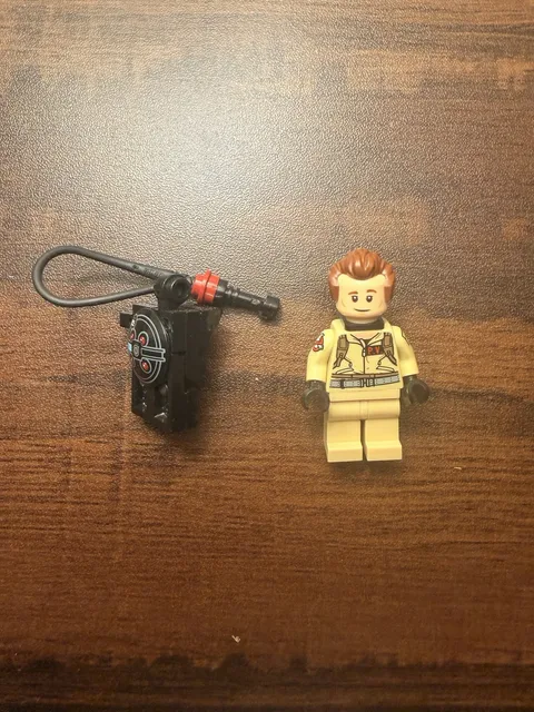 Lego Ghostbusters Peter Venkman GB002 minifigure with proton pack