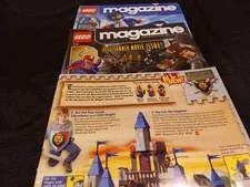 Vintage Lot Of 7 Lego Magazines, Catalogs, Ad LEGO Club Star Wars Rock Raiders 