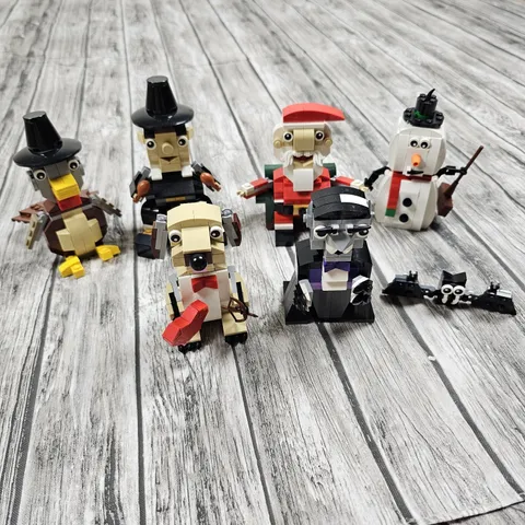 Lot Of 6 LEGO Seasonal: Holiday 40204 40093 40203 40201 40206 40091 Complete